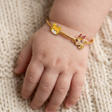 Cub-Blossoms 92.5 Silver adjustable kids bangle