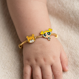 Cub-Bubbles 92.5 Silver adjustable kids bangle