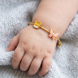 Cub-Butterfly 92.5 Silver adjustable kids bangle
