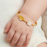 Cub-Cloud 92.5 Silver adjustable kids bangle