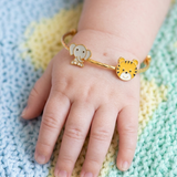 Cub-Elephant 92.5 Silver adjustable kids bangle