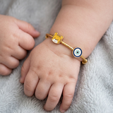 Cub-Evil-Eye 92.5 Silver adjustable kids bangle