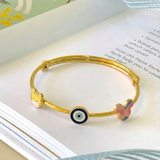 Cub-Evileye-Mickey-92.5 Silver adjustable kids bangle