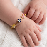 Cub-Evileye-Mickey-92.5 Silver adjustable kids bangle