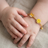Cub-Smiley 92.5 Silver adjustable kids bangle