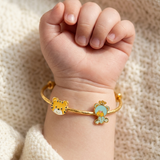 Cub-Teddy 92.5 Silver adjustable kids bangle
