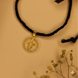 Ganesha black thread 92.5 silver nazarbattu