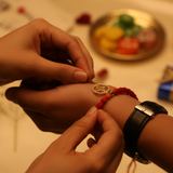 Cz Ganesha 92.5 Silver versatile pendant rakhi
