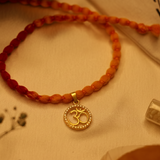 Cz Om 92.5 Silver versatile pendant rakhi