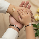 Cz Sathiya 92.5 silver family bracelet set