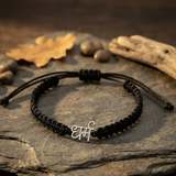 Dharm 92.5 silver Thread bracelet for him