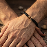 Dharm 92.5 silver Thread bracelet for him