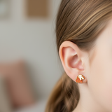 Dog 92.5 silver ear studs