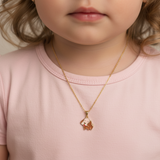 dog charm 92.5 silver necklace