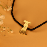 3D dog black thread 92.5 silver 92.5 silver nazarbattu