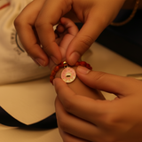 Enamelled Donut 92.5 silver versatile pendant rakhi