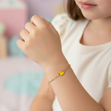 Duck enamel 92.5 silver Flexible Chain Bracelet