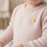 Duck 92.5 silver lapel pin