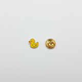 Duck 92.5 silver lapel pin