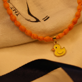 Enamelled Duck 92.5 Silver versatile pendant rakhi