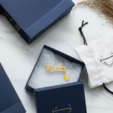 Customized name duck 92.5 silver brooch