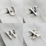 Personalized single Initial cufflinks for men