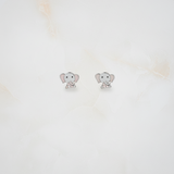 Elephant 92.5 silver ear studs