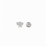 Elephant 92.5 silver Lapel pin