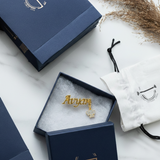 Customized name elephant 92.5 silver brooch