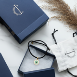 evil eye blue black thread 92.5 silver nazarbattu