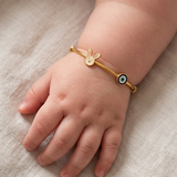 Evil-Eye-Bunny-92.5 Silver adjustable kids bangle