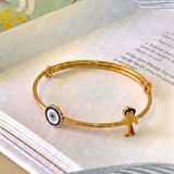 Evil-Eye-Chota-Bheem 92.5 Silver adjustable kids bangle