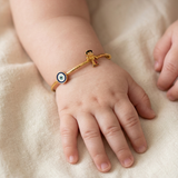 Evil-Eye-Chota-Bheem 92.5 Silver adjustable kids bangle
