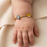Evil-Eye-Cub 92.5 Silver adjustable kids bangle