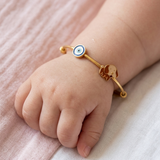 Evil-Eye-Dog 92.5 Silver adjustable kids bangle