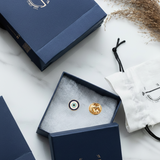 Evil eye 4 layered 92.5 silver Lapel pin