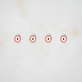 evil eye pastel pink kurta buttons