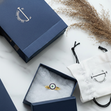 Evil eye 92.5 silver kids adjustable ring