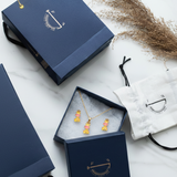 Giraffe enamel 92.5 silver necklace set