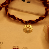 Heart chakra 92.5 silver rakhi-pendant (Anahata)