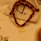 Root chakra 92.5 silver rakhi-pendant (Muladhara)
