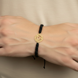 Throat Chakra 92.5 silver Thread bracelet for him