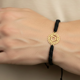 Throat Chakra 92.5 silver Thread bracelet for him