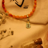 Enamelled Guitar 92.5 Silver versatile pendant rakhi