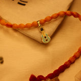 Enamelled Guitar 92.5 Silver versatile pendant rakhi