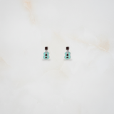 Guitar 92.5 silver ear studs