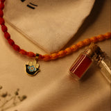Enamelled Hamsa 92.5 Silver versatile pendant rakhi