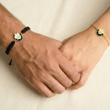 hamsa 92.5 silver couple bracelet