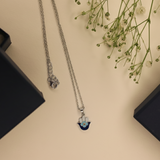 hamsa charm 92.5 silver necklace