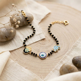 Hamsa-Evil-Eye-Car 92.5 silver kids Nazariye